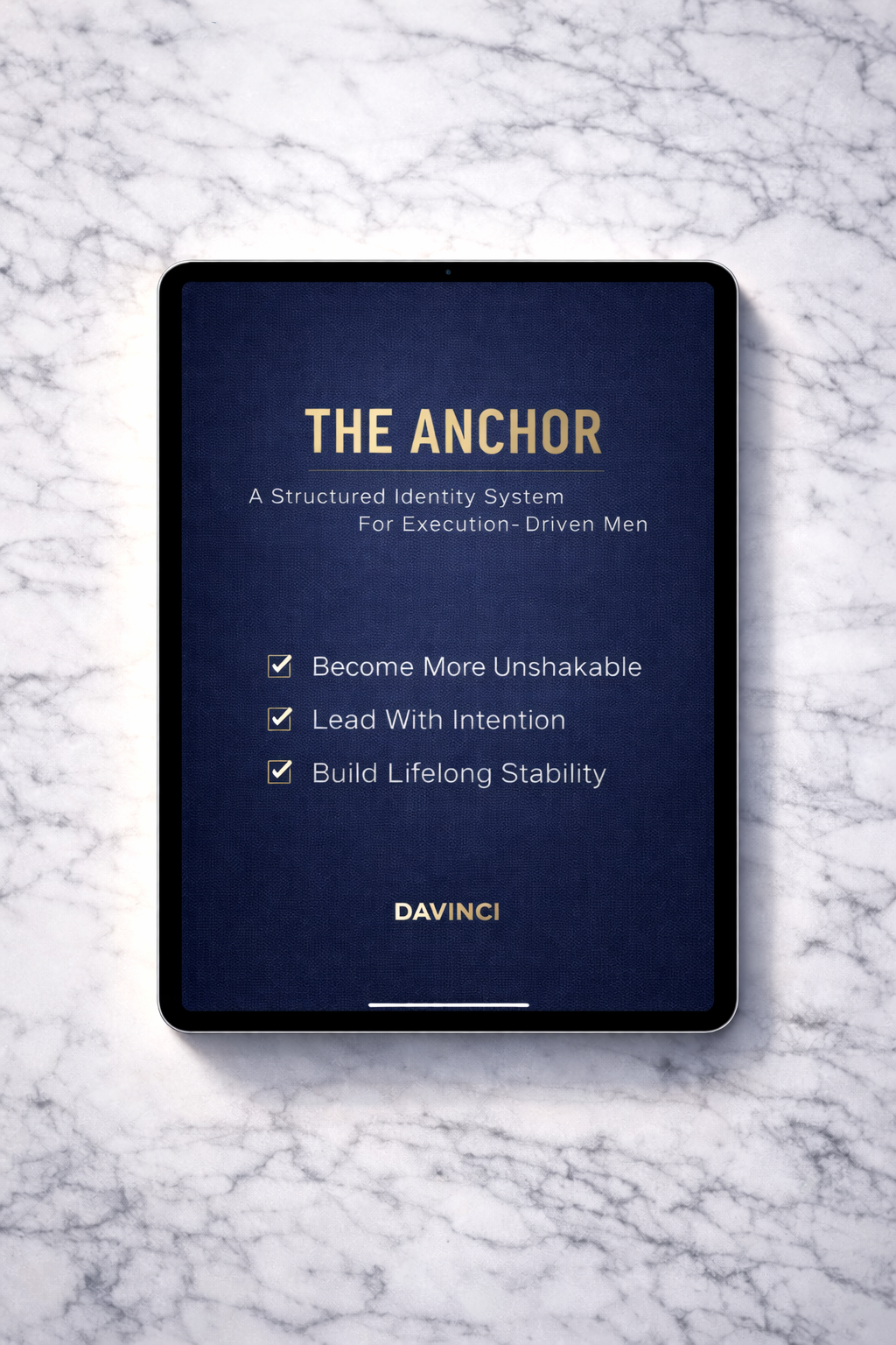 The Anchor |
A Structured Identity System For Execution-Driven Men